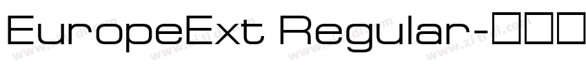 EuropeExt Regular字体转换